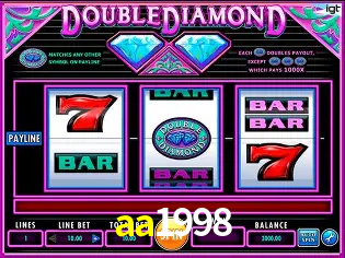 Descubra a Magia dos Jogos de Arcade no aa1998